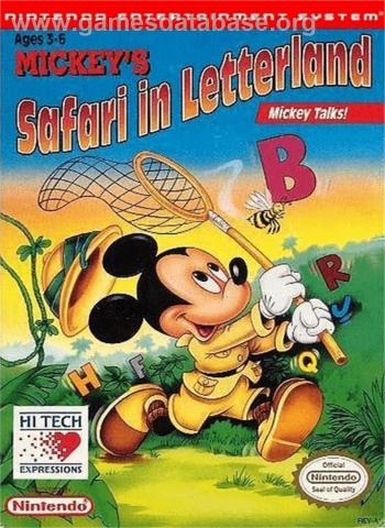 Cover Mickey's Safari in Letterland for NES